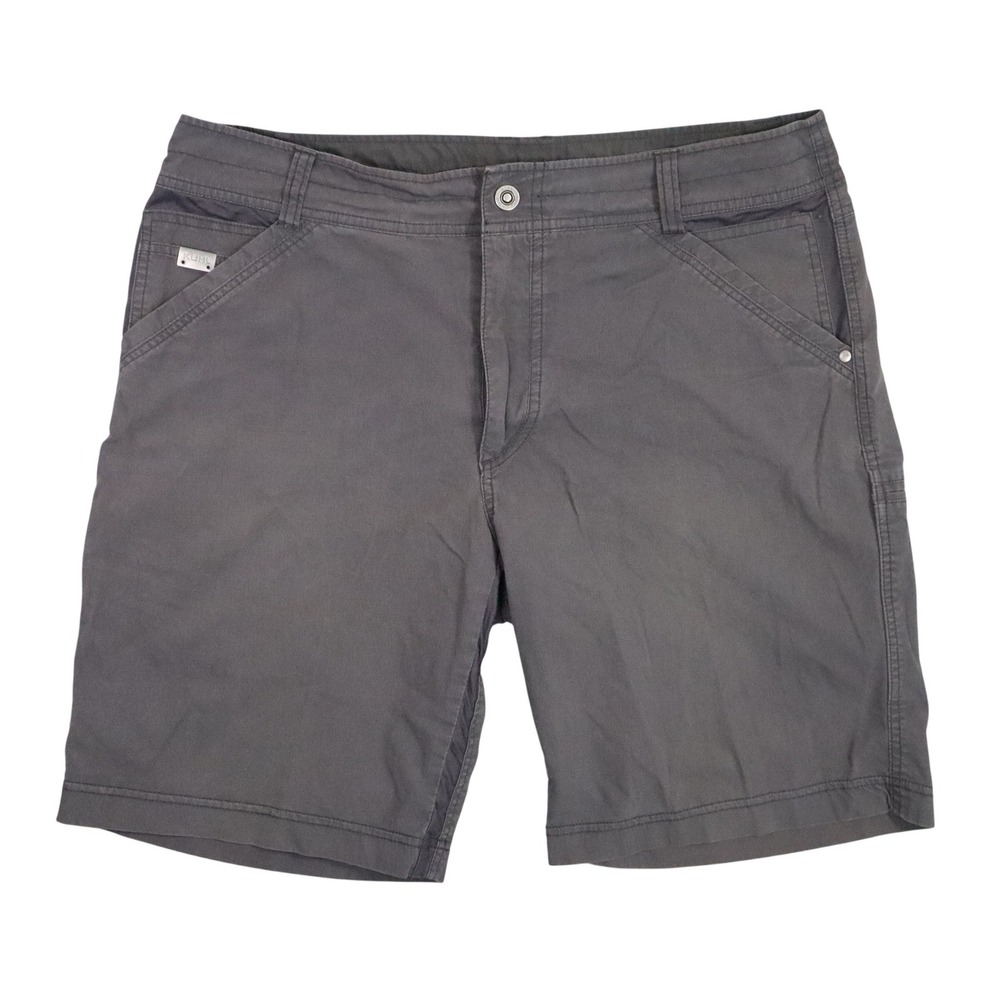 Kuhl Radikl Cargo Shorts Mens 36 Grey Gorpcore 5268 Hiking Outdoor Utility